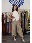 Chaleco Cuello Mao Botones Dorados